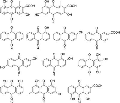 Anthraquinones as Potential Antibiofilm Agents Against Methicillin-Resistant Staphylococcus aureus